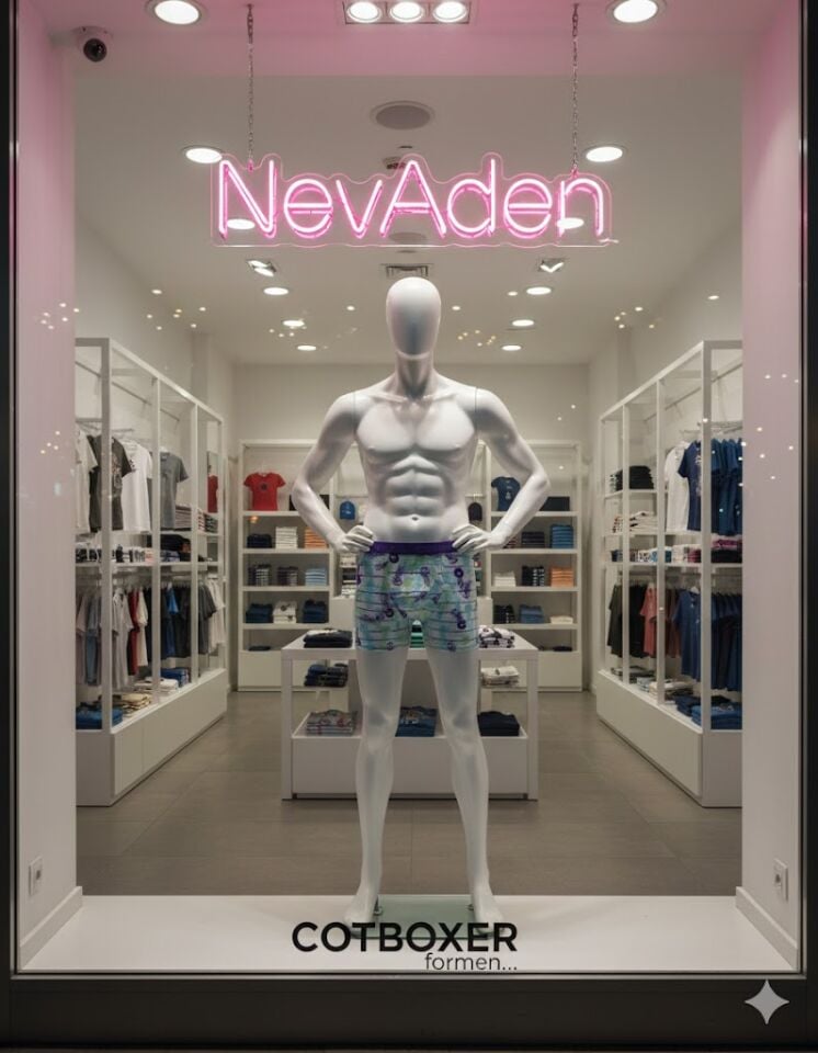 Cotboxer Pamuklu Desenli Erkek Boxer Nefes Alabilen Kumaş Yapısı Denizanası Model