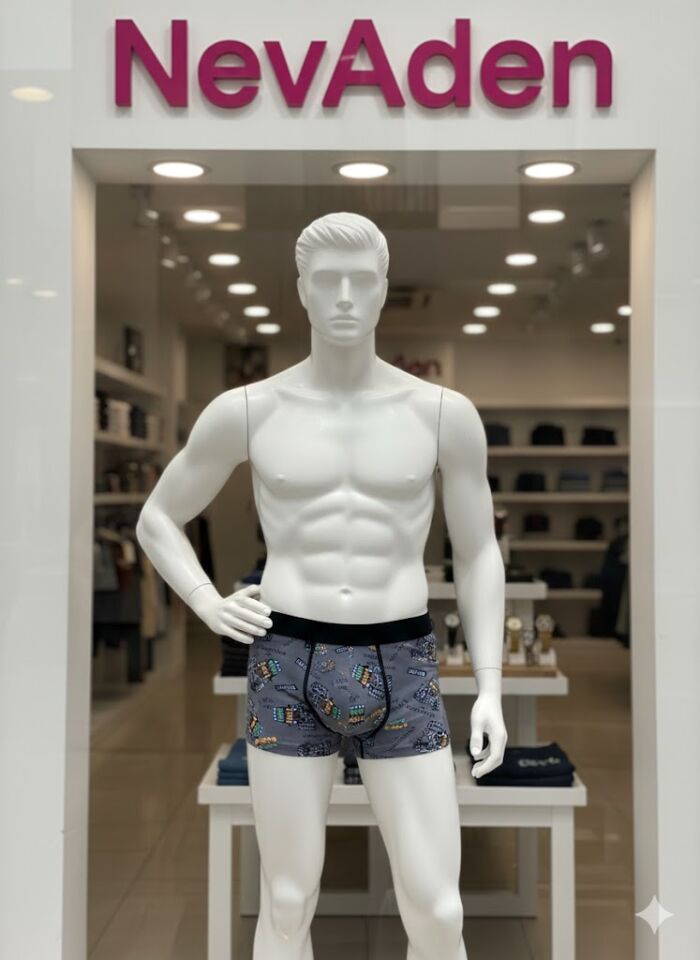 Cotboxer Pamuklu Desenli Erkek Boxer Nefes Alabilen Kumaş Yapısı Road Monster Model