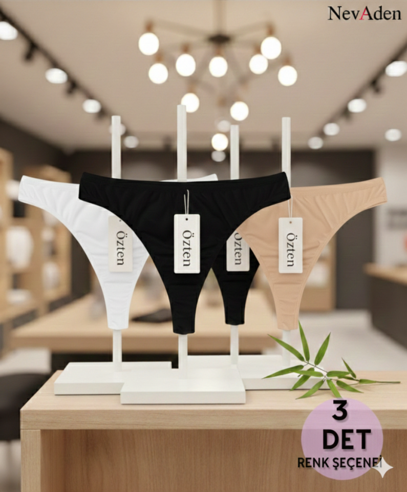 Özten Asorti Bambu Tanga 3'lü